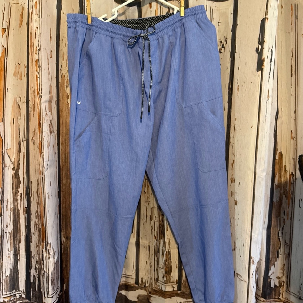 Koi petite 2x blue scrub pants